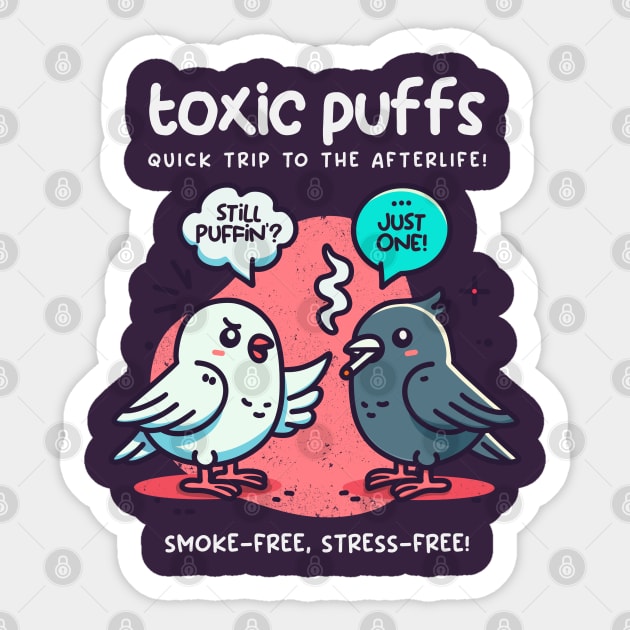 TOXIC PUFFS Sticker by Fabrik